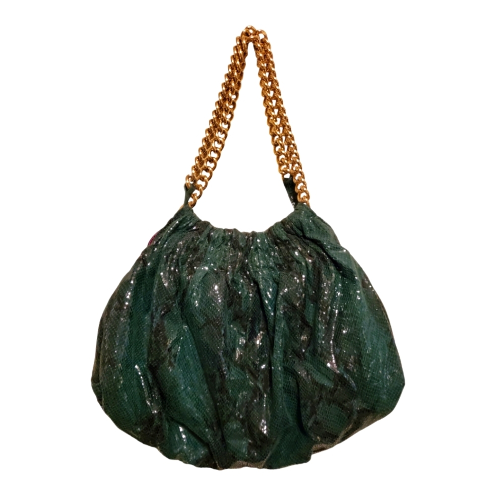 Gianni Bini faux snakeskin slouch bag, large